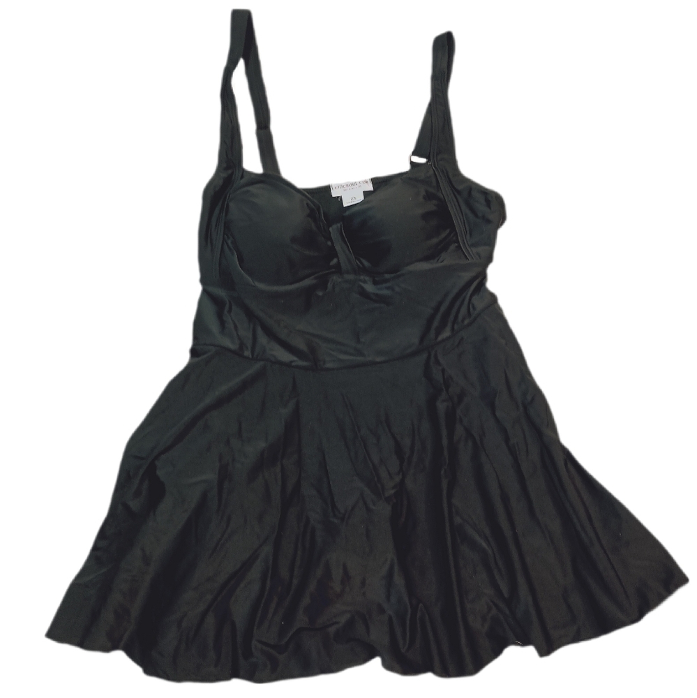 ChicSoul Bathing Suit Swim‎ Dress black NWOT SKUW017